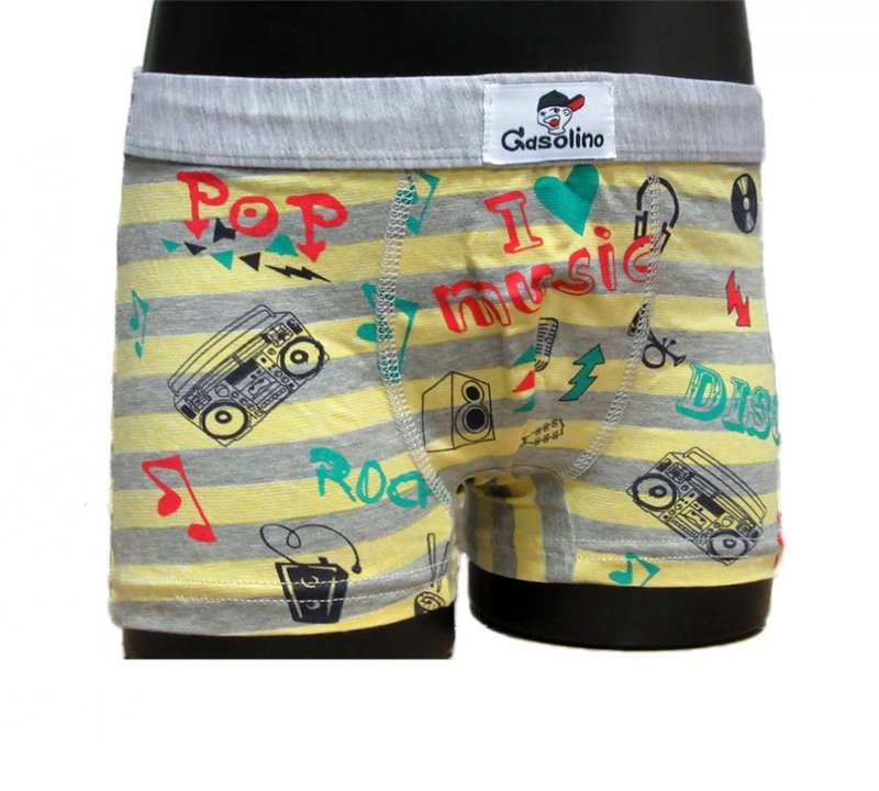 Gasolino boxerky chlapecké music 1623  | Vermali.cz